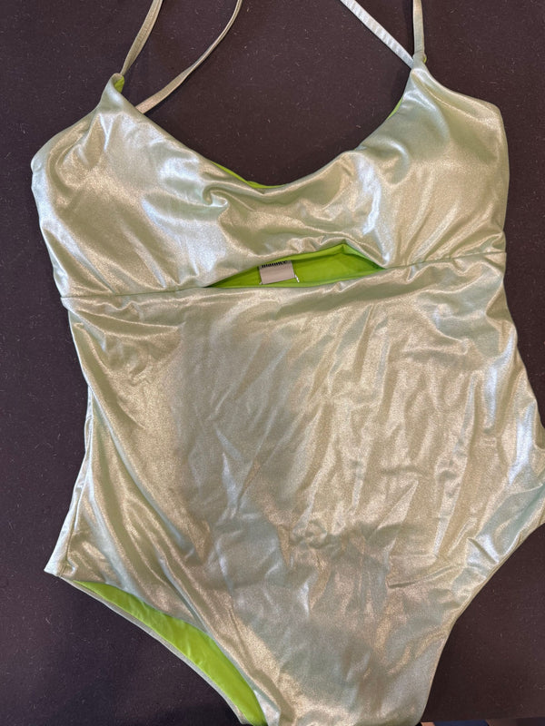 MATINèE BIKINI INTERO VERDE LAMINATO