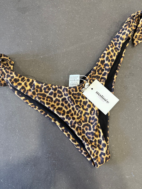 MATINèE BIKINI SOLO BRASILIANA MACULATA CON FIOCCHI