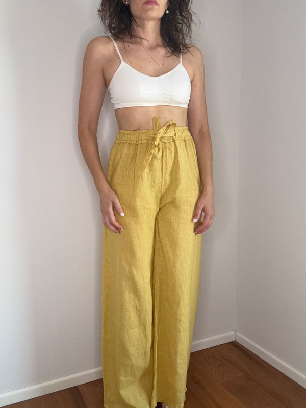 PANTALONE "THODAMI" GIALLO