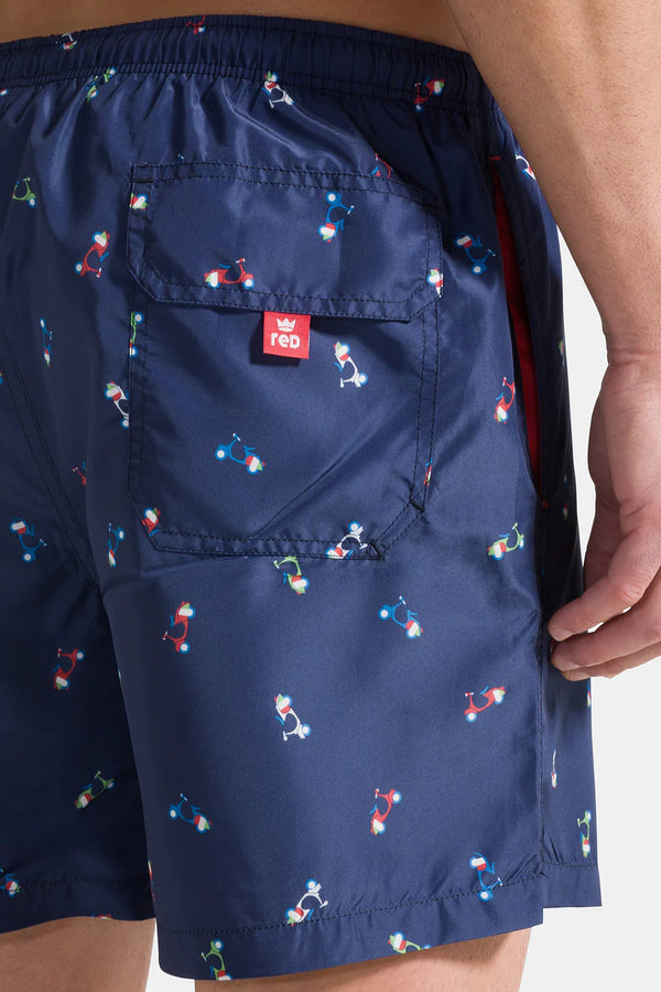RED COSTUME PANTALONCINO VESPA