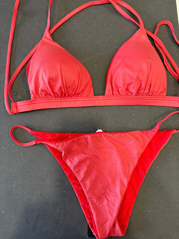 MATINèE BIKINI TRIANGOLO ROSSO