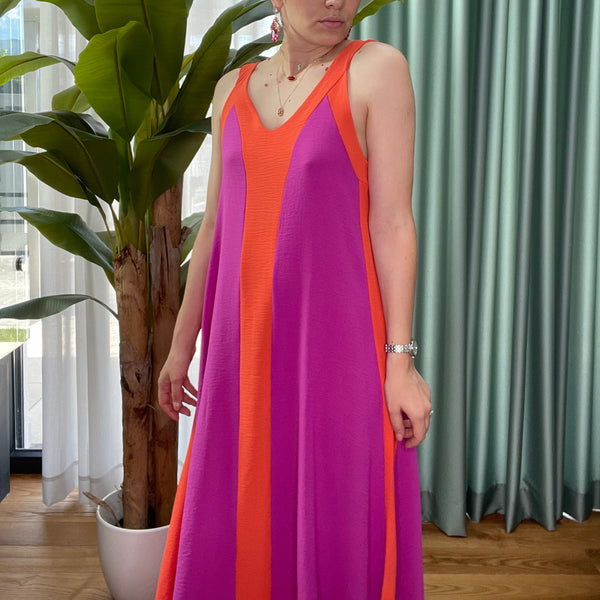 Maxi Dress Bicolore 3532