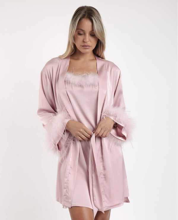 ADMAS LUXURY VESTAGLIA DONNA 67202 PETALO