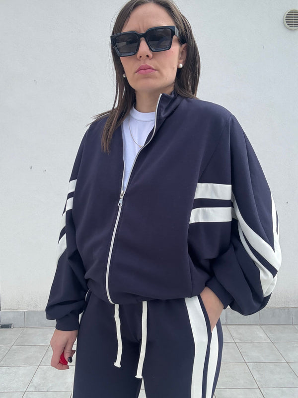 COORDINATO TUTA "JUST SIMPLE" BLU