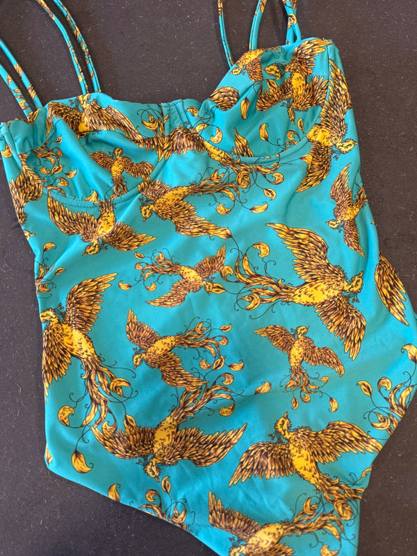 MATINèE BIKINI INTERO AQUILA TURCHESE