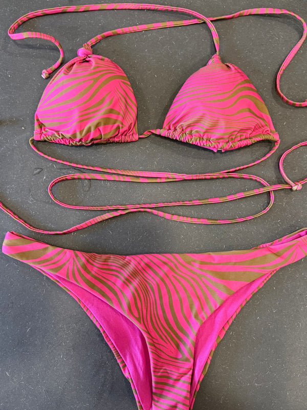 MATINèE BIKINI ZEBRATO MAGGIORANA