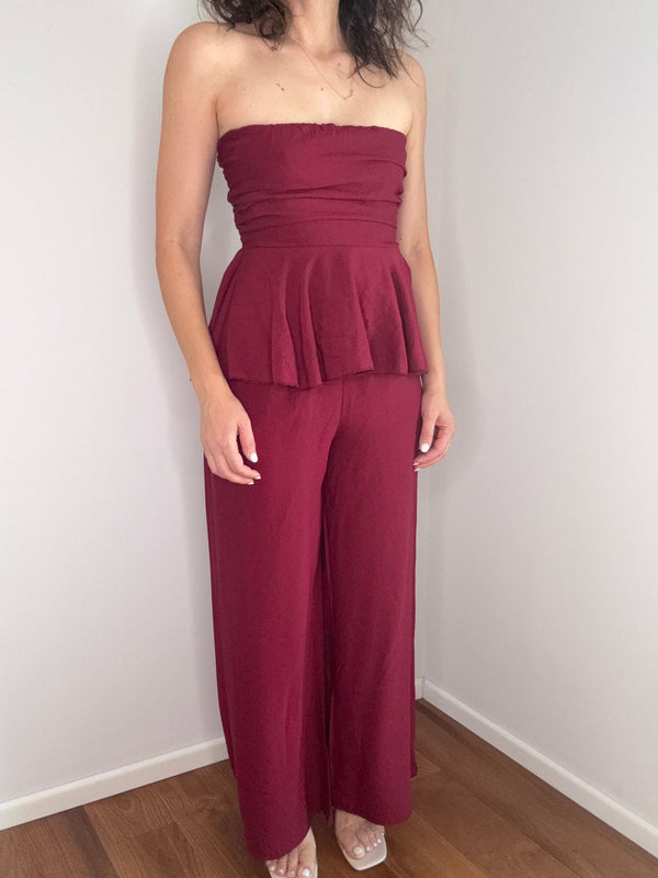 COORDINATO "SUNDAY" BORDEAUX