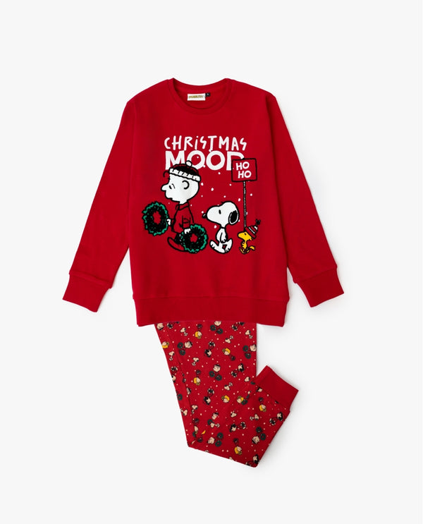 PEANUTS PIGIAMA BIMBO "SNOOPY"NATALE