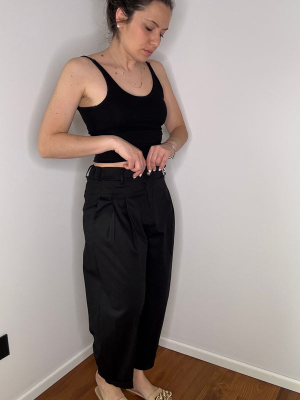 PANTALONE BALLON "BODINERO" NERO