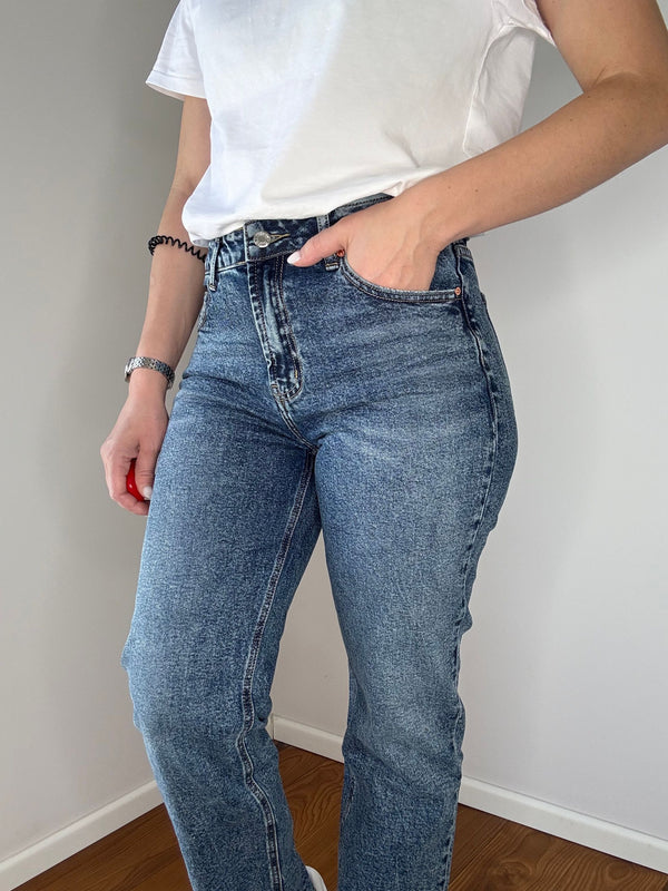 JEANS GAMBA DRITTA "BODINERO" DENIM MEDIO