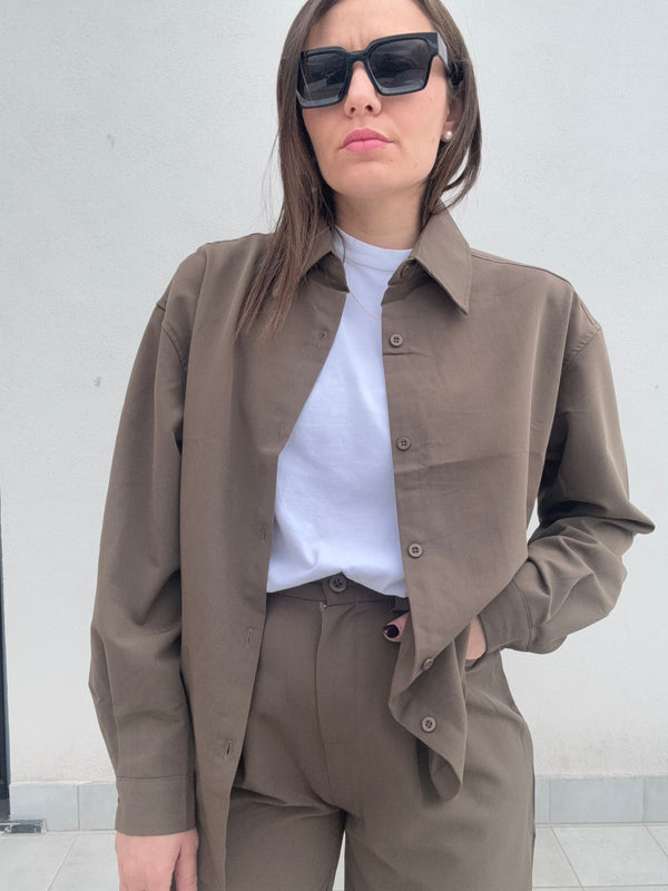 COORDINATO GLAY CON CAMICIA FANGO