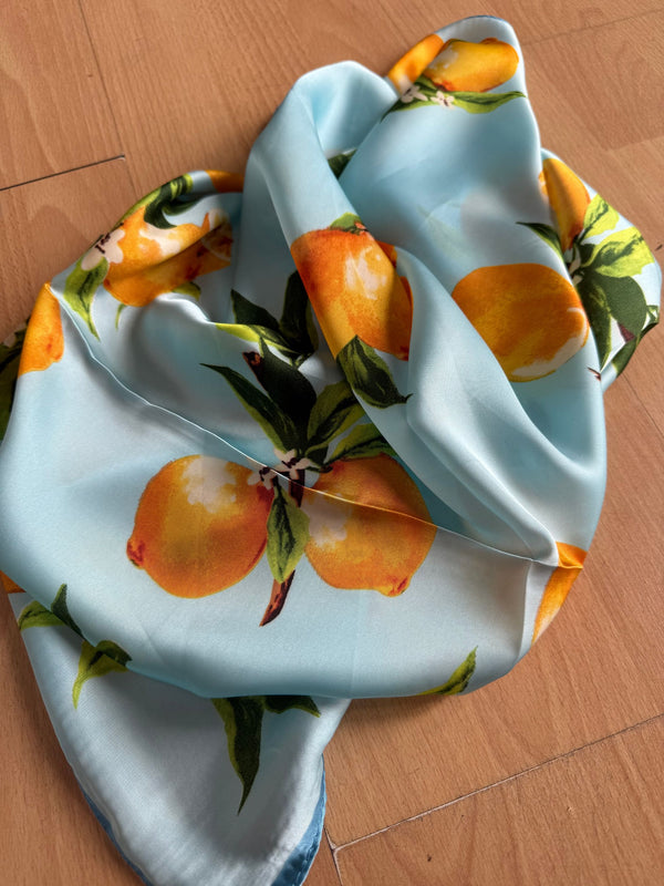 FOULARD CON STAMPA LIMONI
