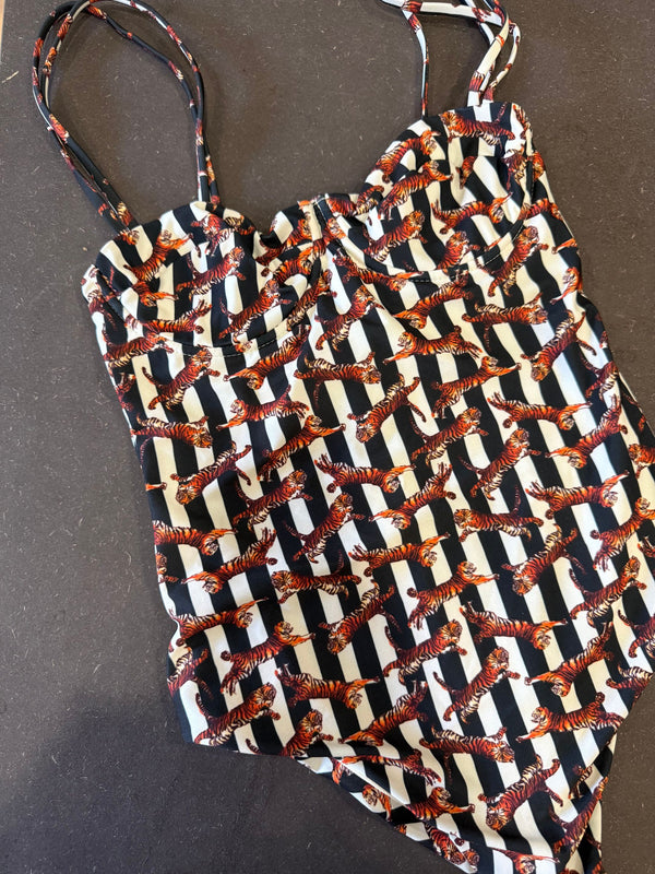 MATINèE BIKINI INTERO TIGRE NERA