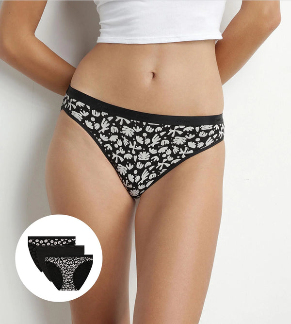 DIM SLIP DONNA POCKETS CONF.X3 NERO