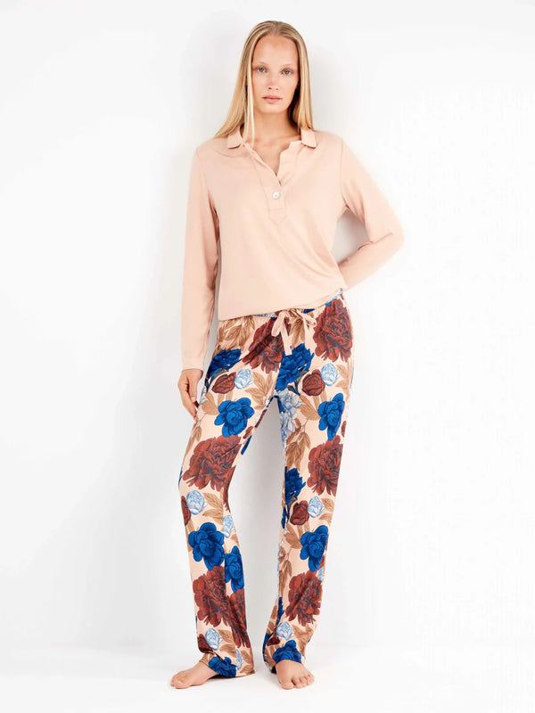 GISELA PIGIAMA DONNA CON STAMPA FLOREALE