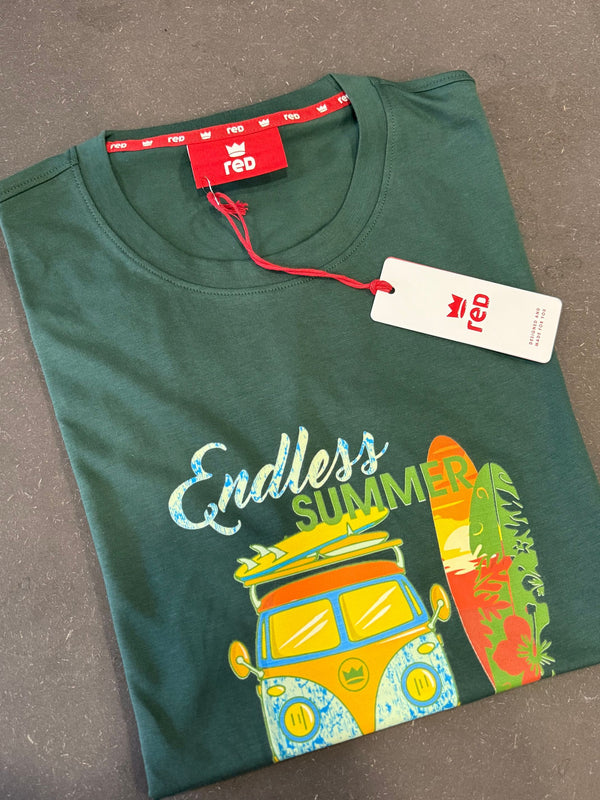 RED T-SHIRT UOMO "ENDLESS SUMMER"
